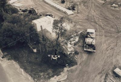 PHOTOGRAPH: CLEARING OF HUMES SITE FOR REDEVELOPMENT, SONYA SEARS, 1997