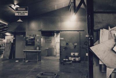 PHOTOGRAPH: INTERIOR OF ARCUS FACTORY, SONYA SEARS, 1997