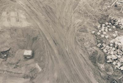 PHOTOGRAPH: CLEARING OF HUMES SITE FOR REDEVELOPMENT, SONYA SEARS, 1997