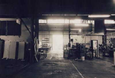 PHOTOGRAPH: INTERIOR OF ARCUS FACTORY, SONYA SEARS, 1997