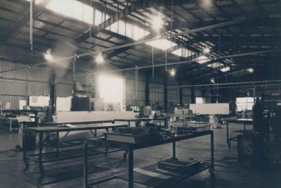 PHOTOGRAPH: INTERIOR OF ARCUS FACTORY, SONYA SEARS, 1997