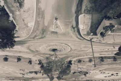 PHOTOGRAPH: ROUNDABOUT IN SALVADO ROAD, SONYA SEARS, 1997