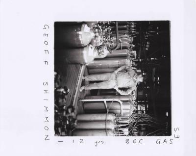 PHOTOGRAPH: 'GEOFF SHIMMON - 12 YRS, BOC GASES', MICHELLE TAYLOR