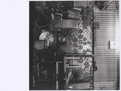 PHOTOGRAPH: WORKBENCH AND WALL AT VENABLES WORKSHOP, SONYA SEARS, 1997