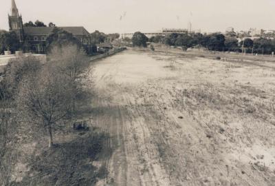 PHOTOGRAPH: CLEARED LAND OFF STATION STREET, SONYA SEARS, 1997