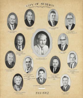 PHOTOGRAPH: MAYOR AND COUNCILLORS 1961 - 1962