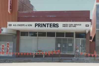 PHOTOGRAPH: O'KEEFE AND SON, 144 - 146 ROKEBY ROAD