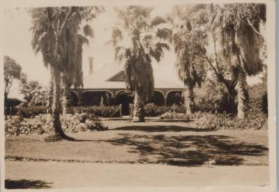 PHOTOGRAPH: CARETAKER'S HOUSE, SUBIACO OVAL, 1932