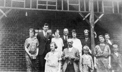 Wilkinson and Aldrich families at Wilkinson Homestead