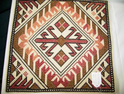 GENERAL EMBROIDERY, CUSHION COVER