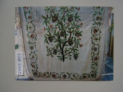 CREWEL WORK, BEDSPREAD