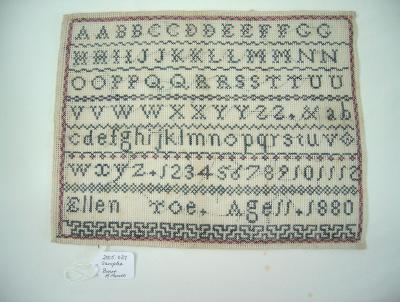 CROSS STITCH, SAMPLER, CHILD