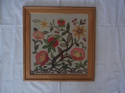 CREWEL EMBROIDERY, PICTURE