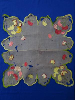 RIBBON WORK, TRAY CLOTH