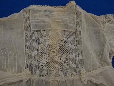 INSERTION,CROCHET, CHRISTENING GOWN