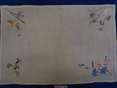 GENERAL EMBROIDERY, TRAY CLOTH