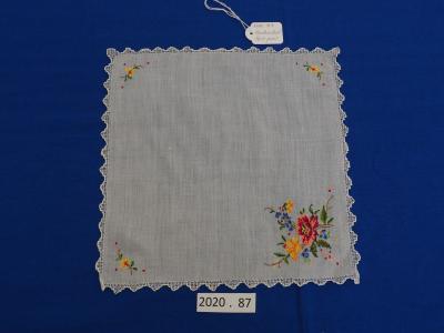 CROSS STITCH, HANDKERCHIEF