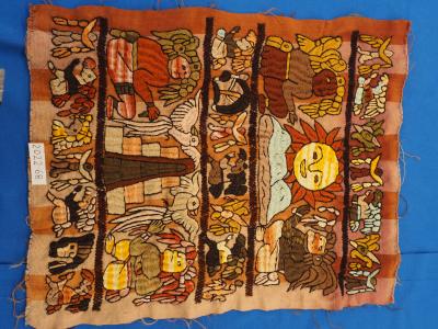 Embroidered hanging
