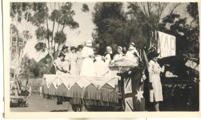 V.A.D. FLOAT IN VICTORY DAY PARADE