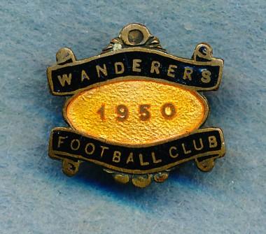 Wanderers Football Club Membership Badge 1950 