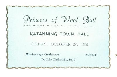 Princess of Wool Ball Ticket