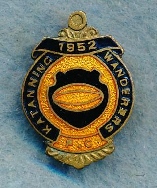 Katanning Wanderers Football Club Membership Badge  1952