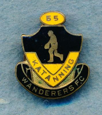  Katanning Wanderers Football Club Membership Badge 1955