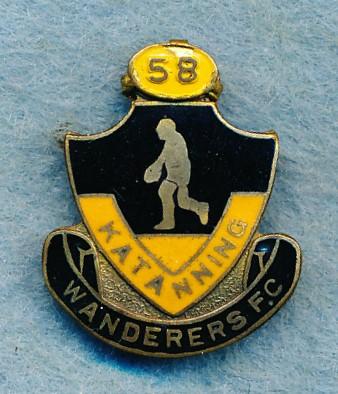 Katanning Wanderers Football Club Membership Badge 1958