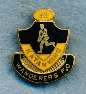 Katanning Wanderers Football Club Membership Badge  1962