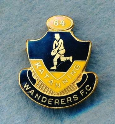 Katanning Wanderers Football Club Membership Badge 1964