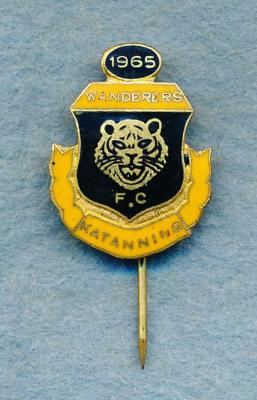 Katanning Wanderers Football Clubm Membership Badge 1965