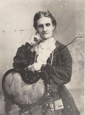 PHOTOGRAPH (COPY): PORTRAIT OF MRS E.M. JONES