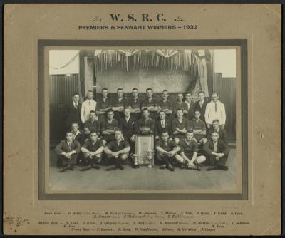 PHOTOGRAPH: WEST SUBIACO RUGBY CLUB, PREMIERS AND PENNANT WINNERS, 1932