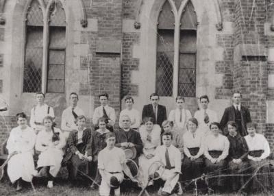 PHOTOGRAPH (COPY): ST ANDREWS CHURCH TENNIS CLUB, 1917