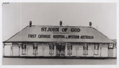 PHOTOGRAPH: DRAWING OF 'ST. JOHN OF GOD HOSPITAL, FIRST CATHOLIC HOSPITAL IN WESTERN AUSTRALIA, CIRCA 1897