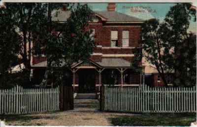 POSTCARD: HOME OF PEACE, SUBIACO - TINTED PHOTOGRAPH