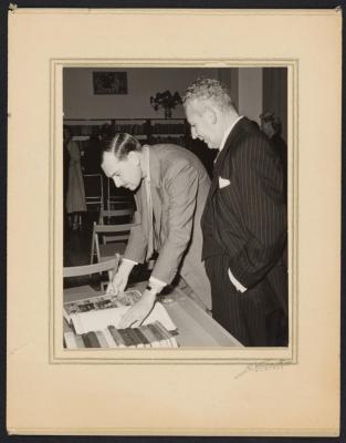 PHOTOGRAPH: MR ABRAHAMS, MAYOR OF SUBIACO ATTENDING OPENING OF LIBRARY