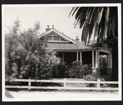 PHOTOGRAPH: HOUSE AT 101 HAMERSLEY ROAD, SUBIACO