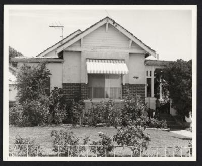 PHOTOGRAPH: HOUSE AT 79 HAMERSLEY ROAD, SUBIACO