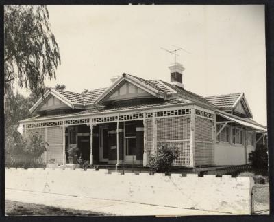 PHOTOGRAPH: HOUSE, 159 BARKER ROAD, SUBIACO