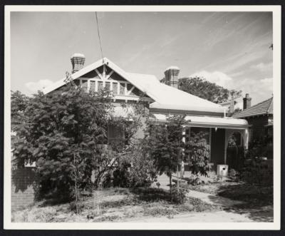 PHOTOGRAPH: HOUSE IN TOWNSHEND ROAD, SUBIACO