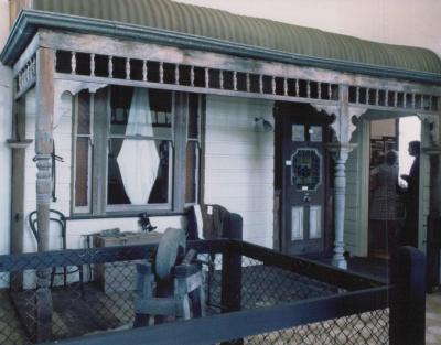 PHOTOGRAPH: MUSEUM - SHOWING ROOM 7 (4 VIEWS) & OLD BUILDING IN SCHOOL GROUNDS