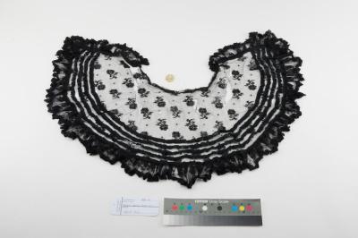 COLLAR - BLACK SILK NET