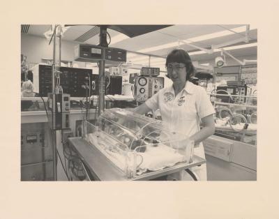 PHOTOGRAPH: KING EDWARD MEMORIAL HOSPITAL, BICENTENARY COLLECTION, EDITH COWAN UNIVERSITY STUDENTS