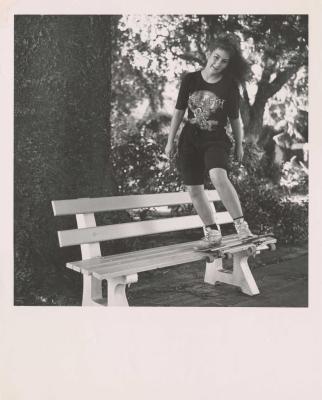 PHOTOGRAPH: GIRL ON SKATEBOARD, BICENTENARY COLLECTION, EDITH COWAN UNIVERSITY STUDENTS