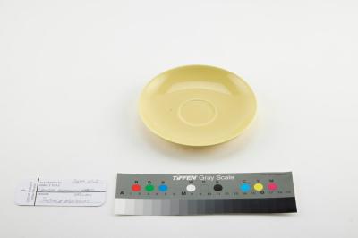 SAUCER: WEMBLEY WARE, YELLOW