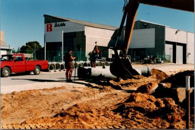 PHOTOGRAPH: HOOD STREET DRAINAGE WORKS 1987