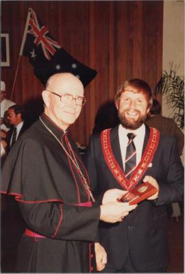 PHOTOGRAPH: 'CIVIC RECEPTION FOR ARCHBISHOP FOLEY', 1984