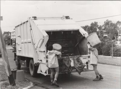 PHOTOGRAPH: 'SUBIACO RUBBISH COLLECTORS', 1980