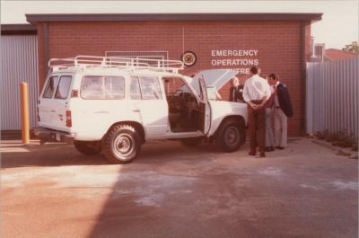 PHOTOGRAPH: 'SUBIACO EMERGENCY SERVICE RESCUE TEAM VEHICLE PRESENTATION', 1984